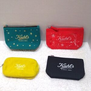 Kiehl's Cosmetic Bag Lot of 4